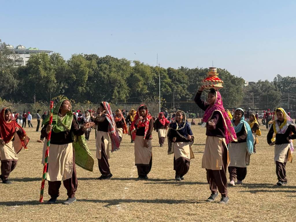 Rehearsal of the first day of RD celebrations begins at Shaheed Major Harminder Pal Singh Government College Mohali
